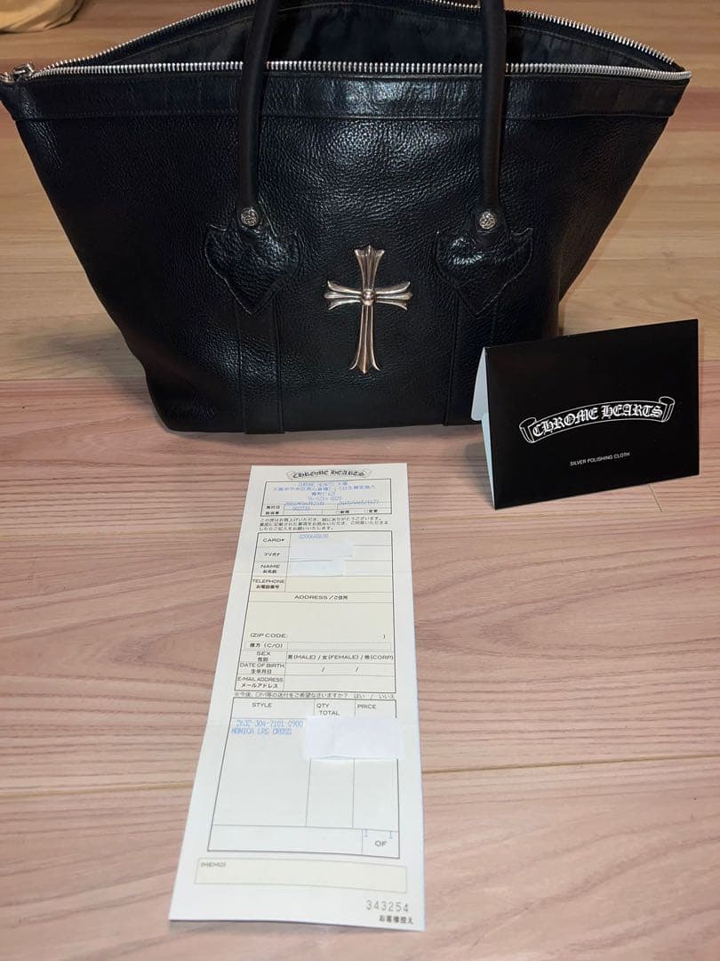 クロムハーツ モニカ ハンドバッグ 購入証明書あり - メルカリ