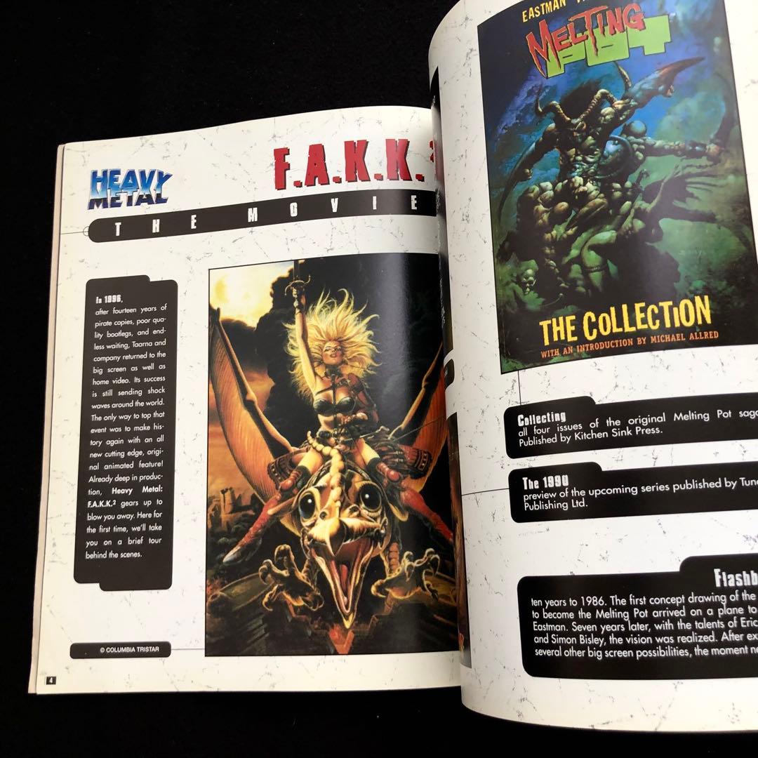 サイモン・ビズレー 画集「FAKK 2」1998年Heavy l