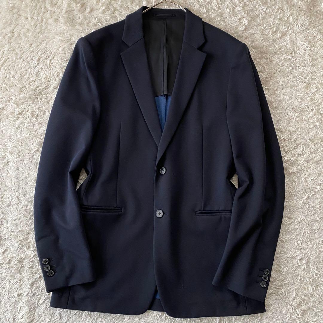 40/32 Theory スーツセットアップ ジャージ素材 ネイビー 本切羽