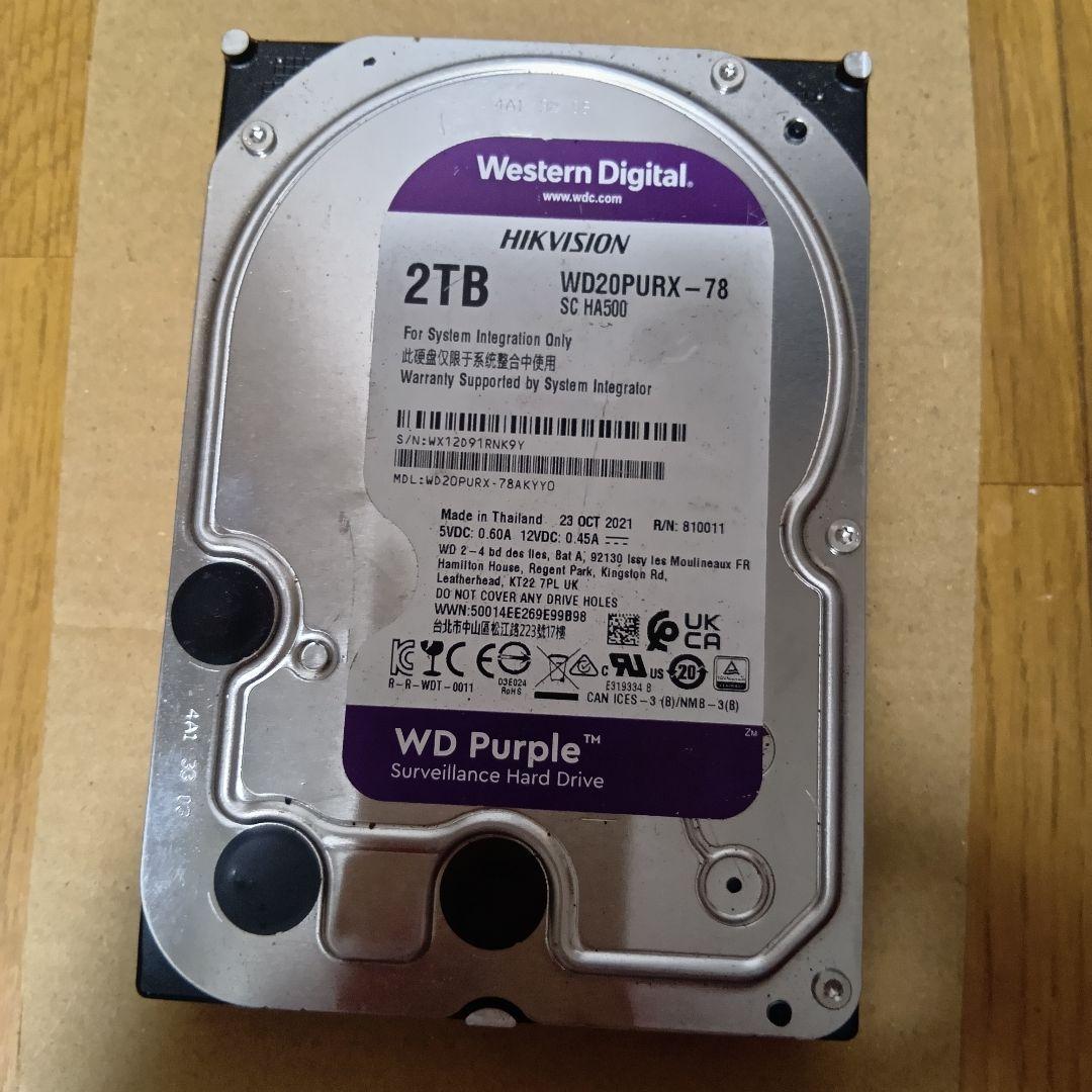 WD ウエスタンデジタル　HIKVISION HDD 2TB Amazon.com: Western Digital 2TB WD Blue PC Internal Hard Drive HDD