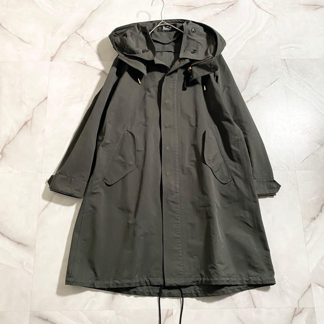 B17690 美品 ザリラクス THE MODS COAT オリーブ 38 中古・古着通販】THE RERACS (ザ リラクス) 17SS LONG MODSCOAT