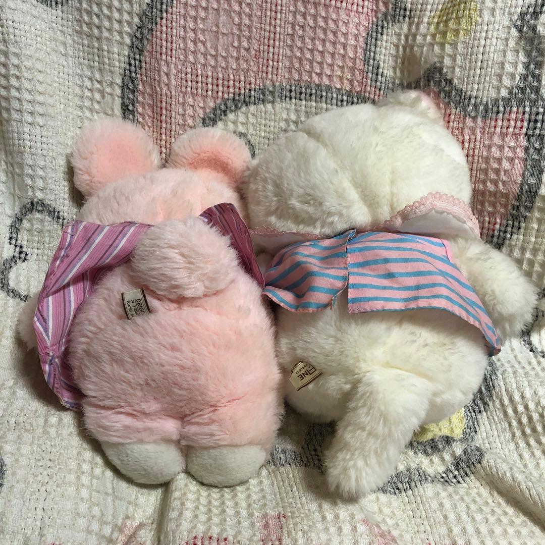 吉徳 クリーミー 昭和レトロ 初期タグ 当時の物 ウサギ＆ネコ