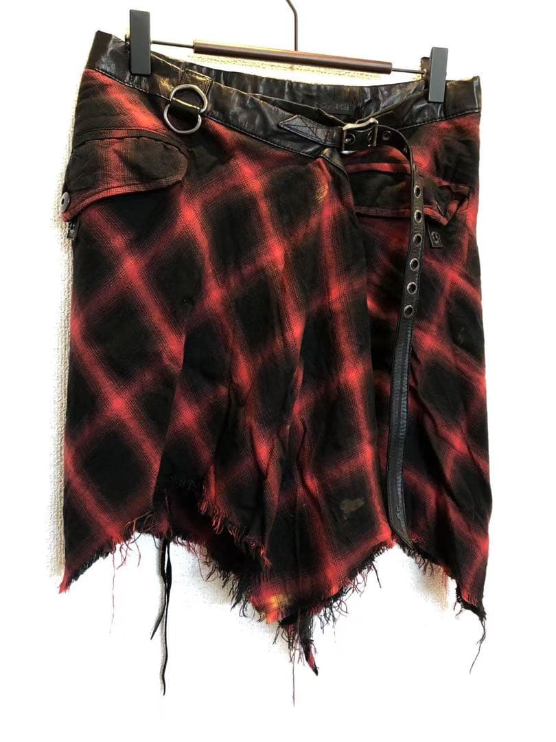 ケムリ初期hyde着用 KMRII チェックスカート yasu - メルカリ