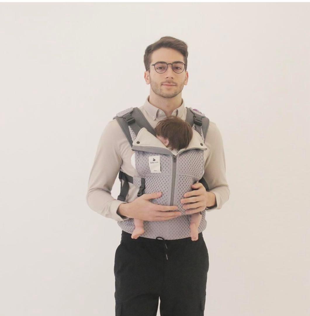 べべスワン BTベスト 抱っこ紐 サンドベージュ - メルカリ