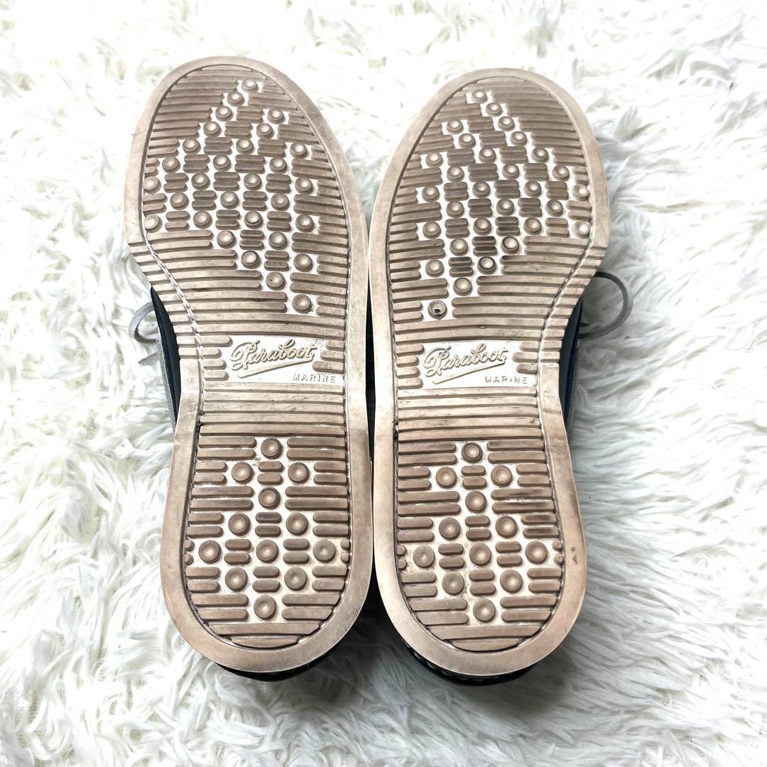 【美品】 パラブーツ デッキシューズ BARTH ネイビー 25.5cm