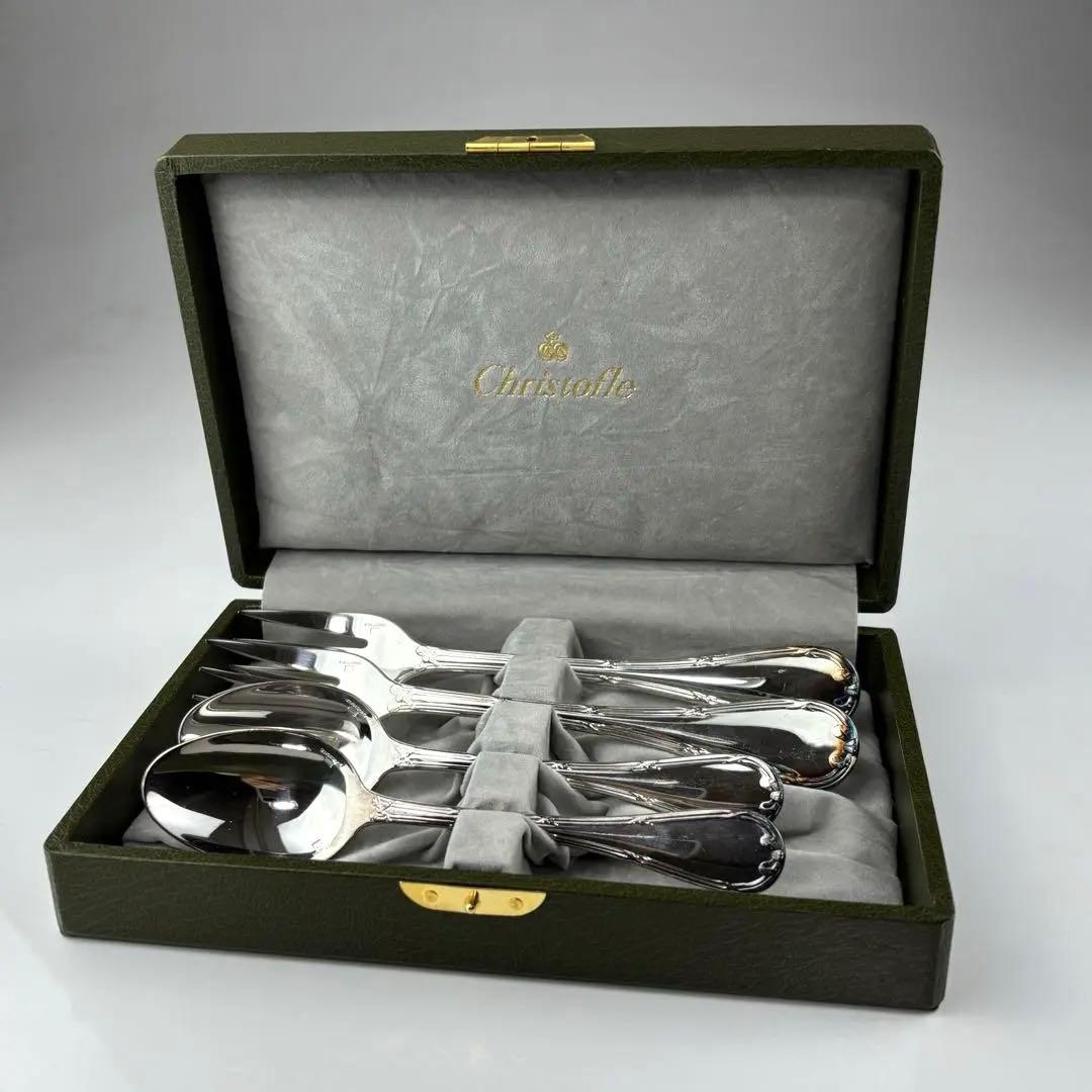 クリストフル カトラリーセット リュバン　4本 クリストフル カトラリーセット リュバン 4本 CHRISTOFLEクリストフル
