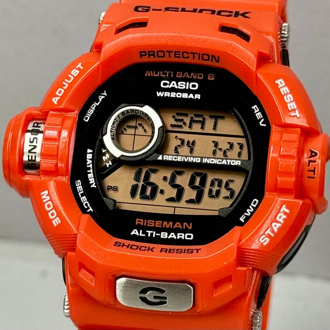 未使用 箱説タグ付 G-SHOCK GW-9200RJ ライズマン 電波ソーラー - メルカリ