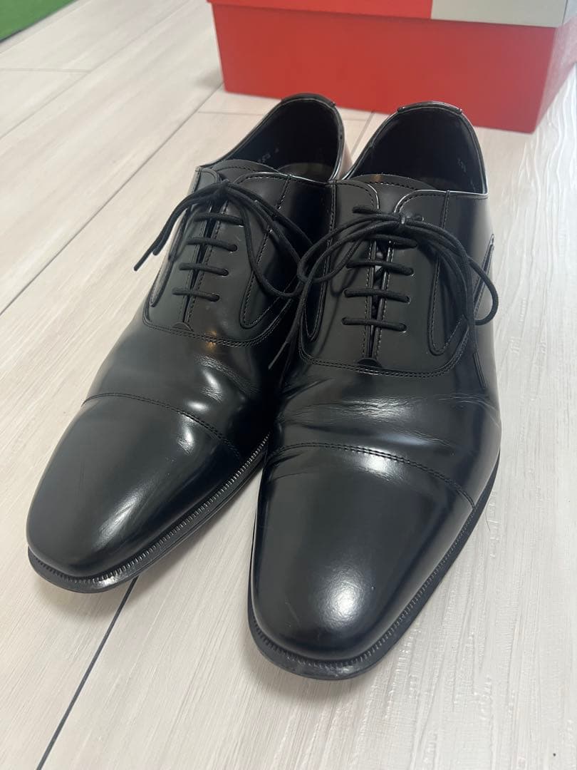 REGAL 725R AL ブラック 紳士靴 ストレートチップ 25.5cm 黒