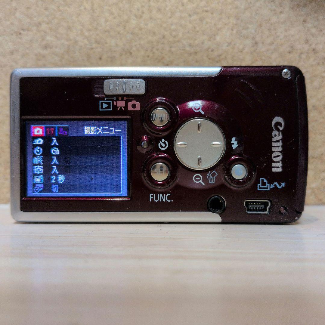 動作良好・マニュアル完備】Canon IXY DIGITAL 600 ボルドー