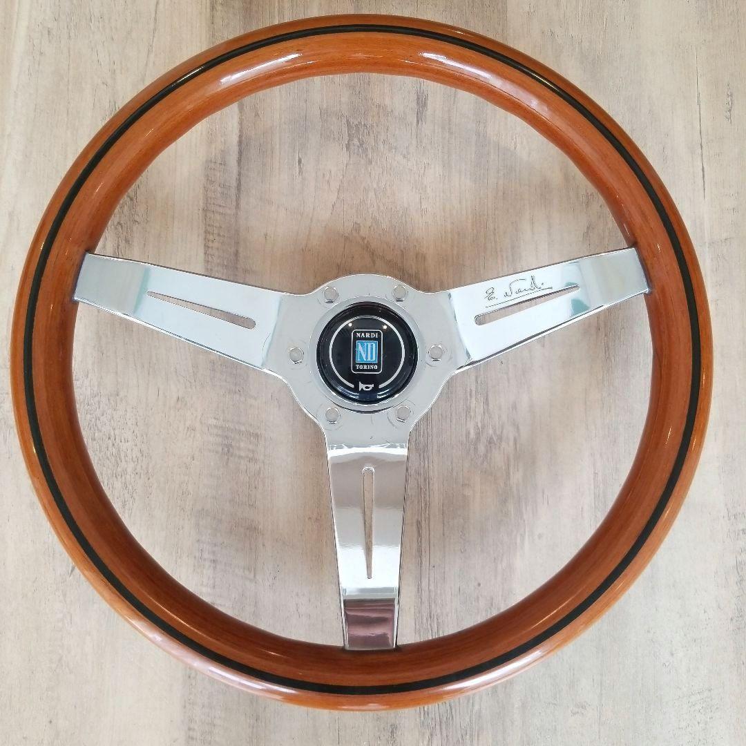 NARDI★ナルディクラシックウッドポリッシュ/N340　34Φ CLASSIC ウッド/ポリッシュスポーク（34φ）N340 - NARDI / ナルディ