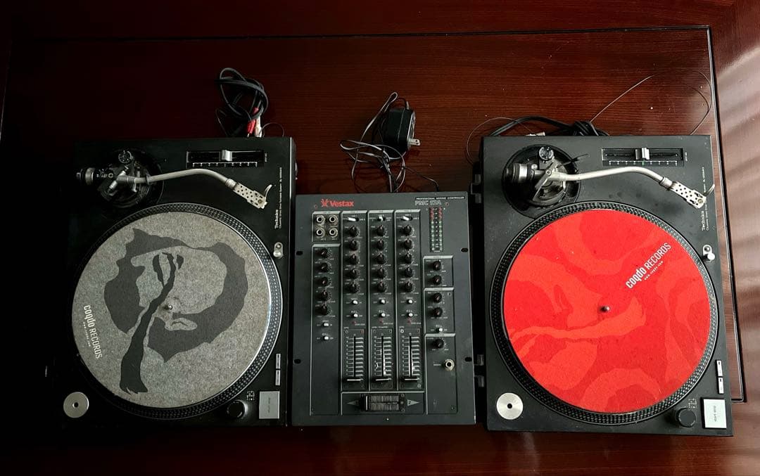 ターンテーブル2台 SL1200MK3 、ミキサー Vestax PMC17A 中古品】Vestax/ターンテーブル/PDX-2000MKII -DJ機材アナログレコード