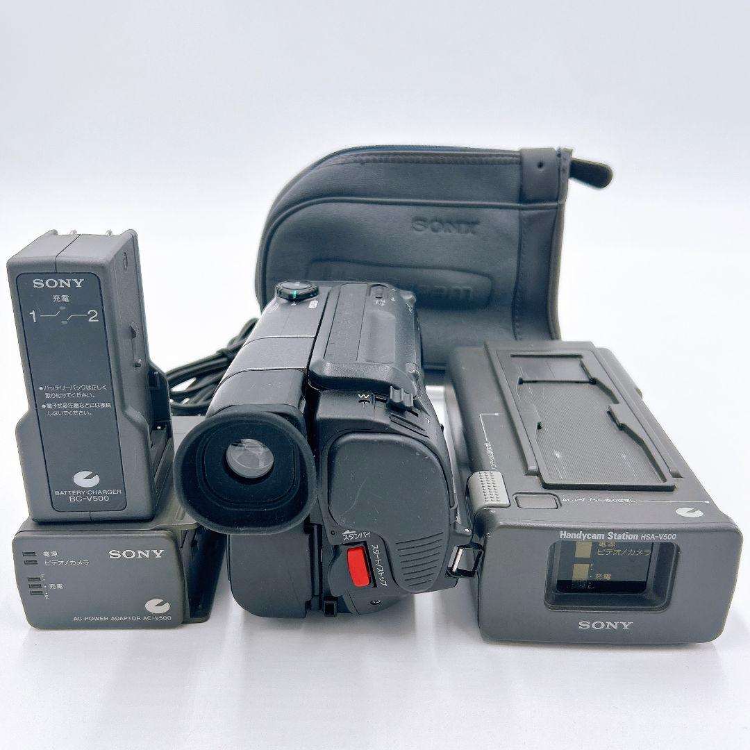 SONY CCD-TR3 ハンディカム AC-V500付属 当時物【通電確認済】 Yahoo!オークション -「sony ccd-tr3」(カメラ、光学機器) の落札相場