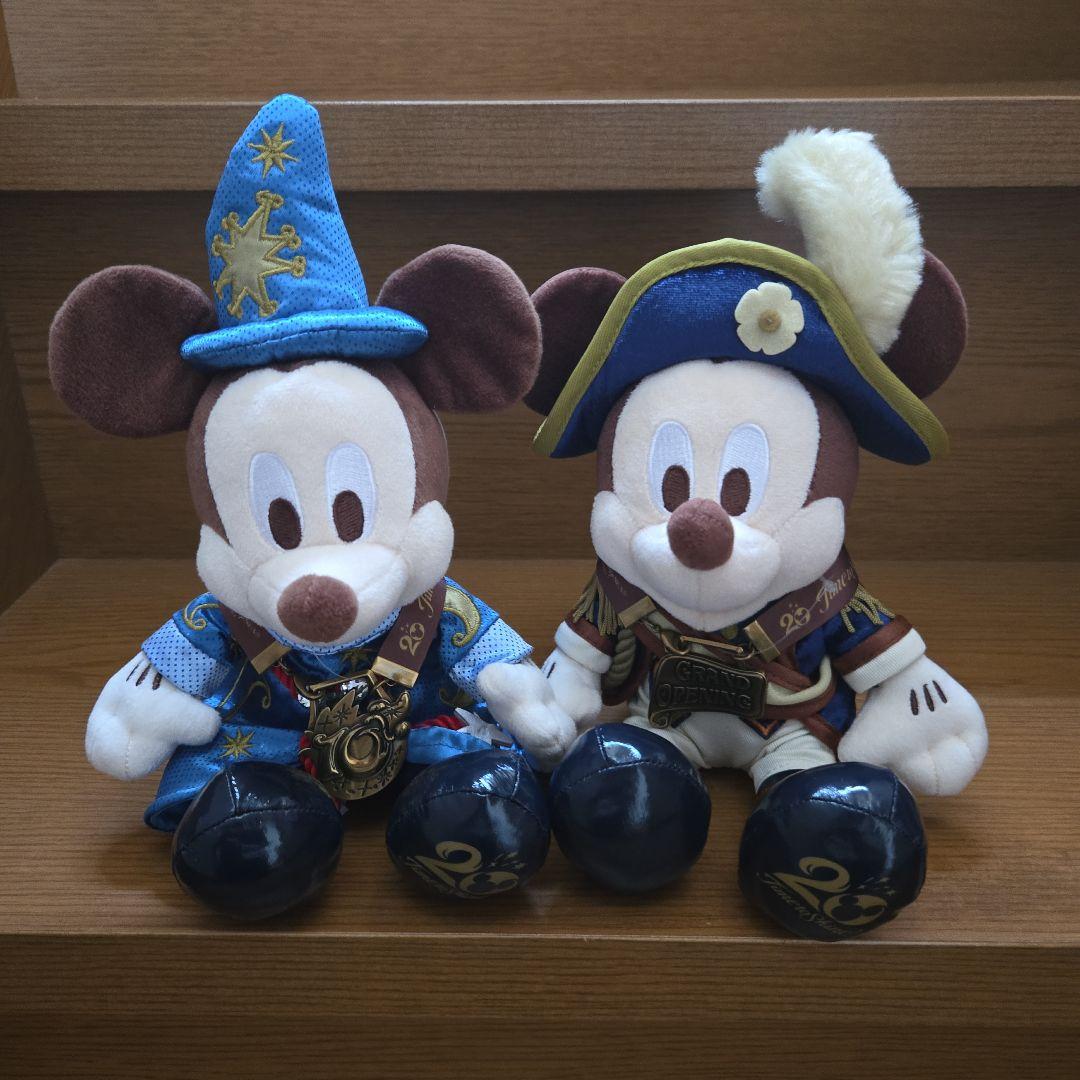 ミッキーマウス ぬいぐるみ セット 20周年 Times to Shine ! - メルカリ