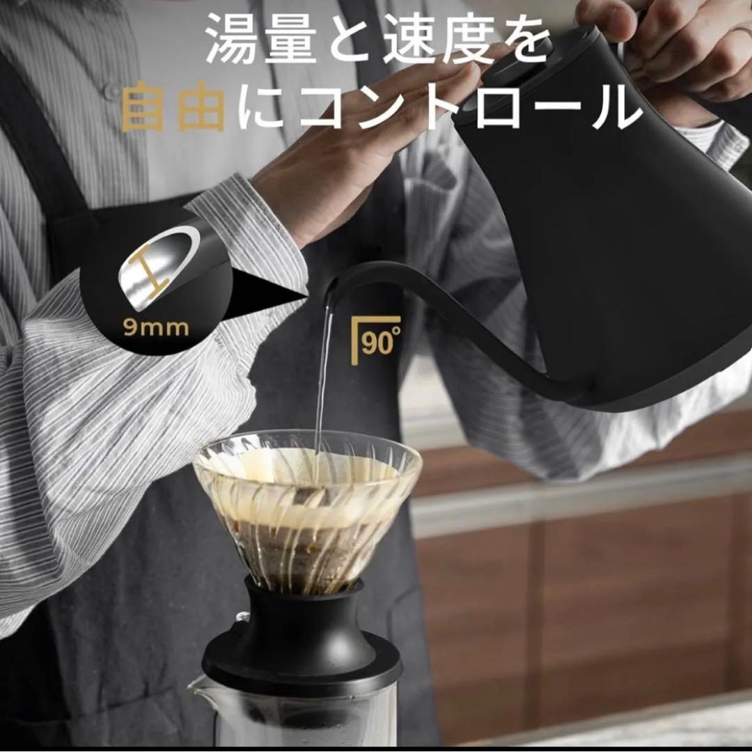 最新 Epeios（エペイオス）電気ケトル 0.9L｜1℃単位で温度調整 NEW