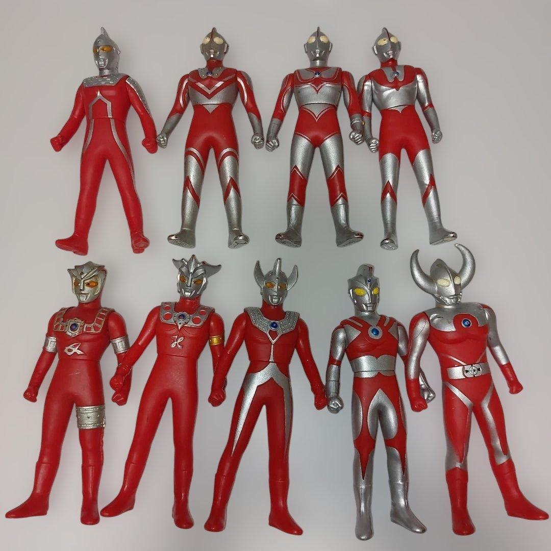 ウルトラマンソフビ ウルトラヒーローシリーズ 6兄弟+レオ、アストラ