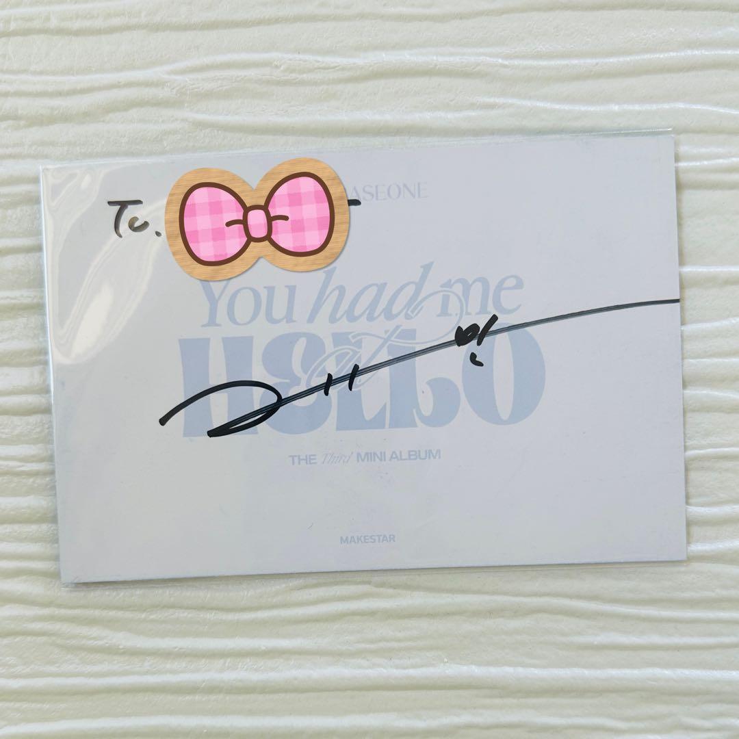 ZB1 ギュビン 直筆 サイン ZEROBASEONE - メルカリ