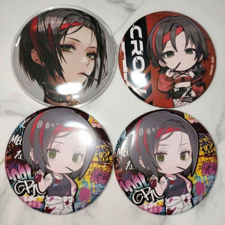 勝利の女神 NIKKE クロウ 缶バッジ セット 2 - メルカリ