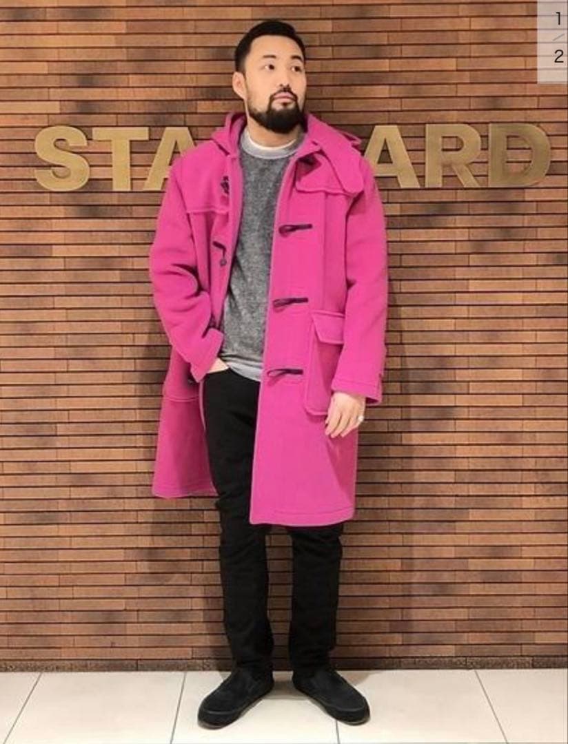 ジャーナルスタンダード×モンゴメリーダッフルコートパープルサイズ40