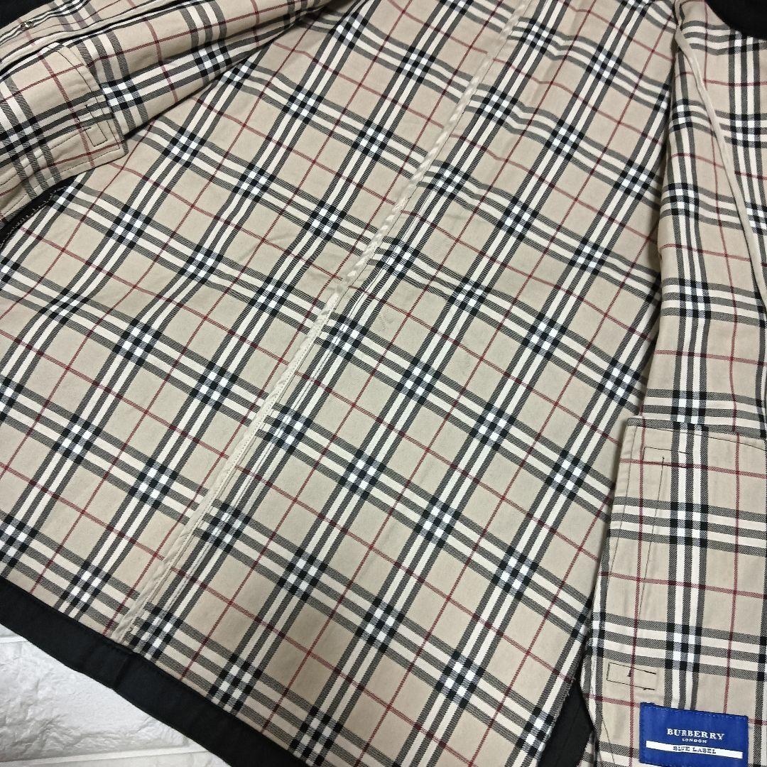 希少✨BURBERRY ブルーレーベル ノバチェック ブラック ジャケット