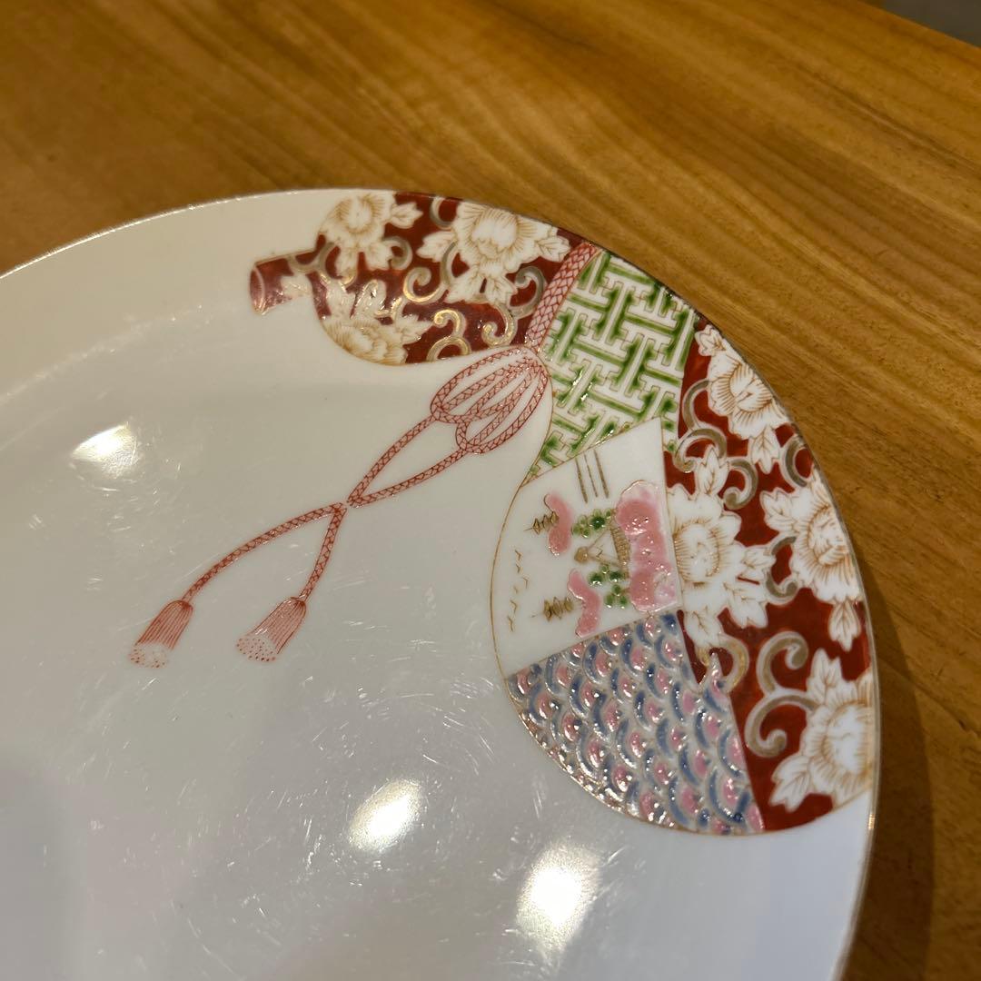 有田焼 松月 瓢箪絵付け 大皿 縁起物 - メルカリ