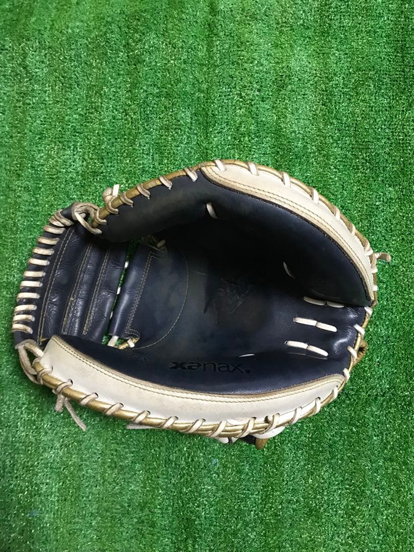 3424　ザナックス　軟式キャッチャーミット　型抜群！　即戦力！ 3424様 専用 ザナックス 軟式キャッチャーミット 型抜群！ 即戦力