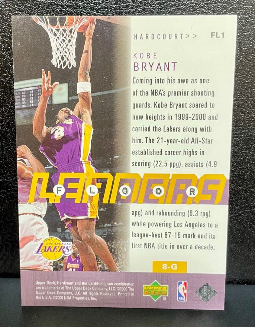レアNBA Kobe Bryant Floor Leadersインサート - メルカリ