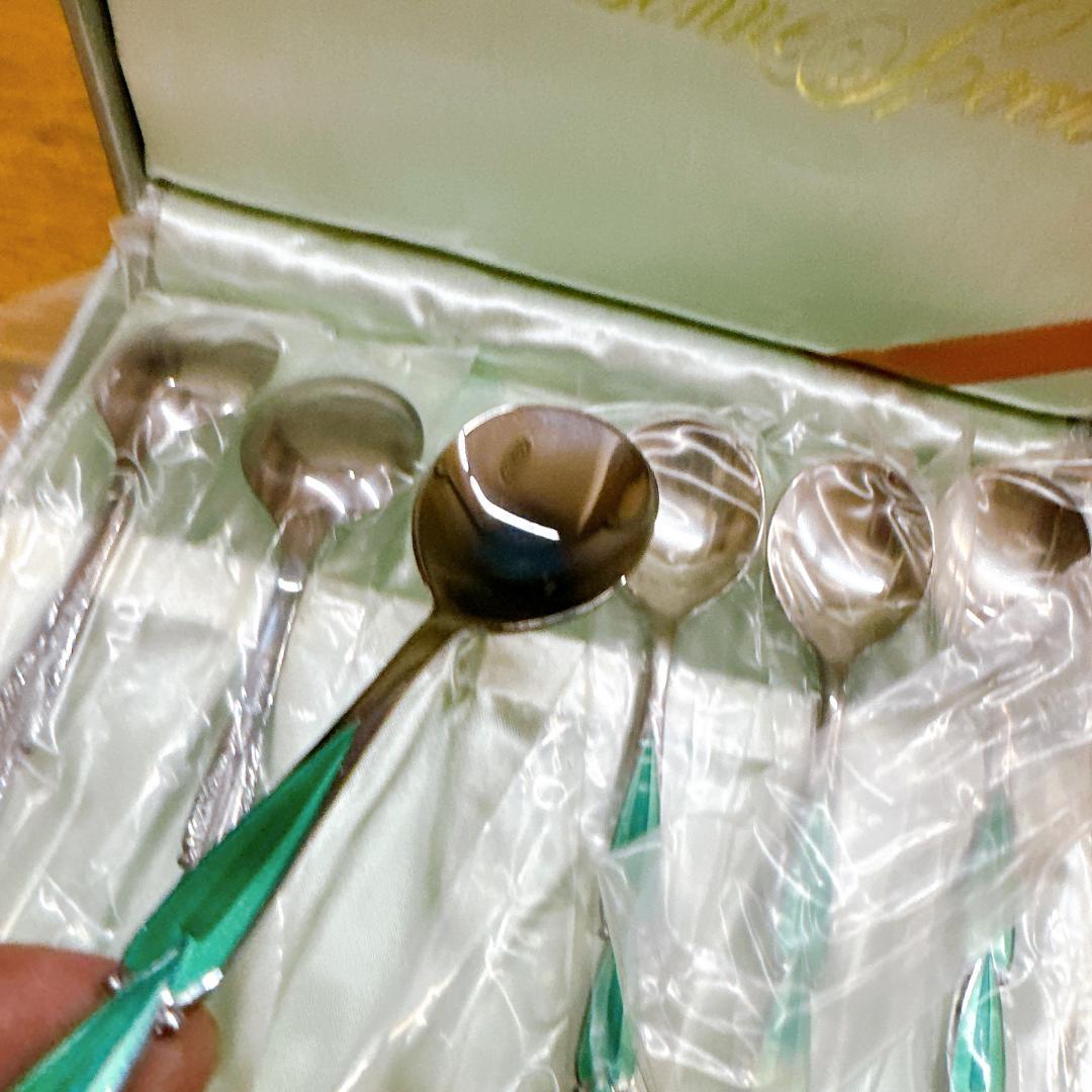 箱 ビニール付き 芝翫香 スプーン SMsilver刻印 6本セット 希少 - メルカリ