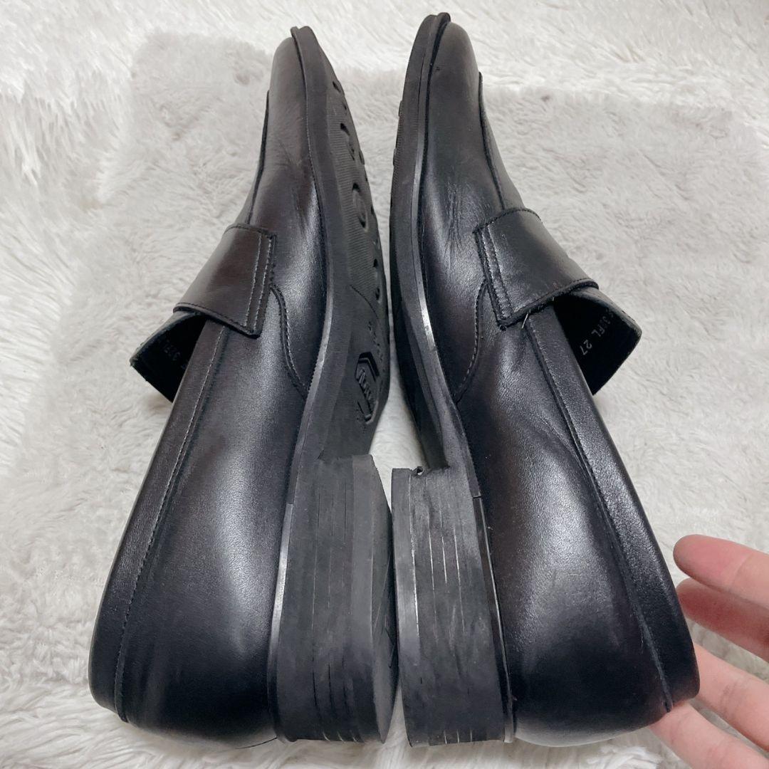 REGAL ブラック ローファー メンズ ビジネスシューズ 27.0cm