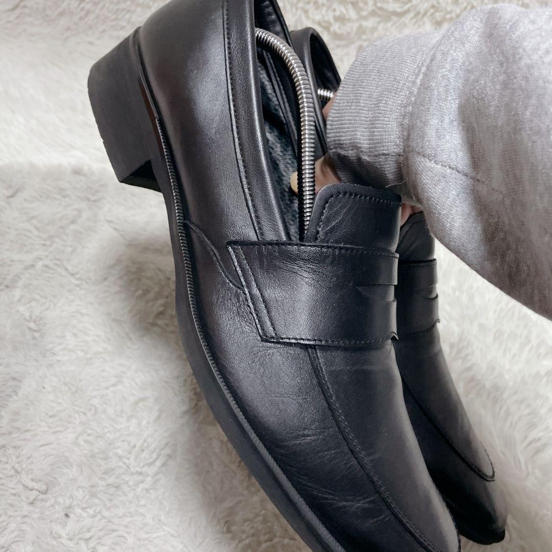 REGAL ブラック ローファー メンズ ビジネスシューズ 27.0cm