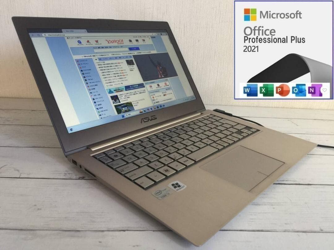 ASUS UX31E 13.3型TFT液晶　薄型・コンパクト ノートパソコン Asus Zenbook UX31E 13.3 Intel Core i7-2677M 1.8GHz 4GB 256GB SSD