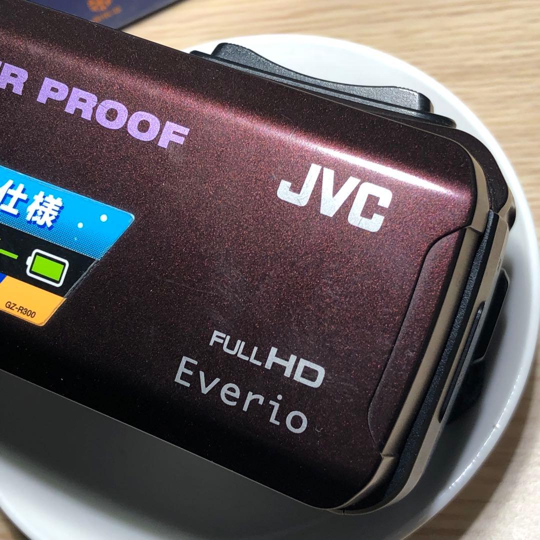 訳あり JVC everio 防水ビデオカメラ GZ-R300 - メルカリ