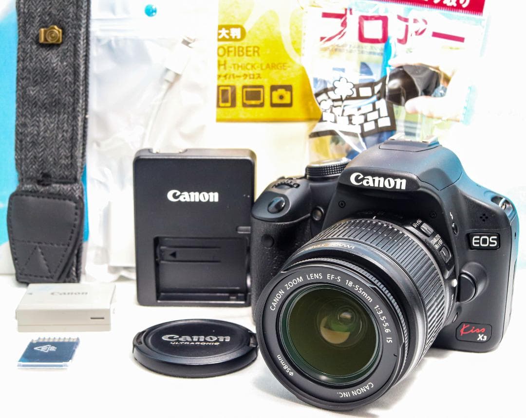 Canon Kiss X3⭐️一眼レフ 初めての方に⭐️スマホ転送⭐️動画もOK
