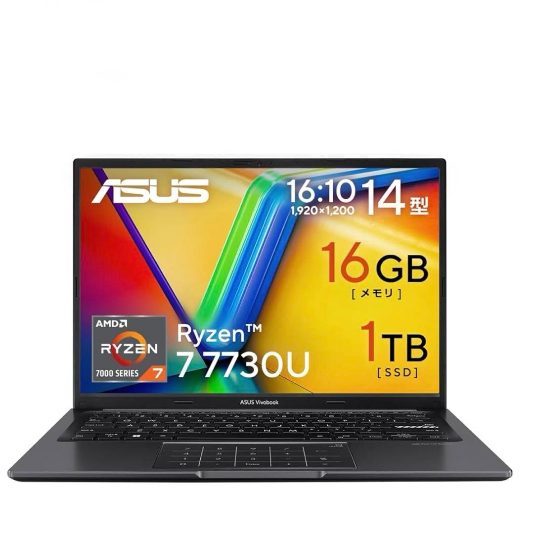新品　ASUS Vivobook 14 M1405YA 16GB 1TB Amazon.co.jp: 【Amazon.co.jp限定】 ASUS ノートパソコン Vivobook 14
