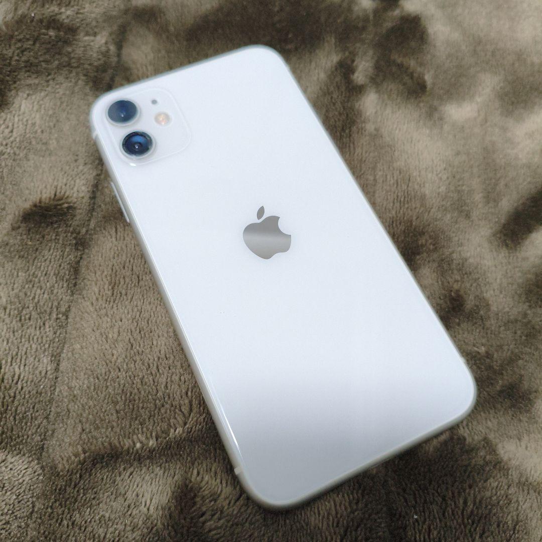 バッテリー80%】訳あり iphone11 ホワイト 64GB simフリー