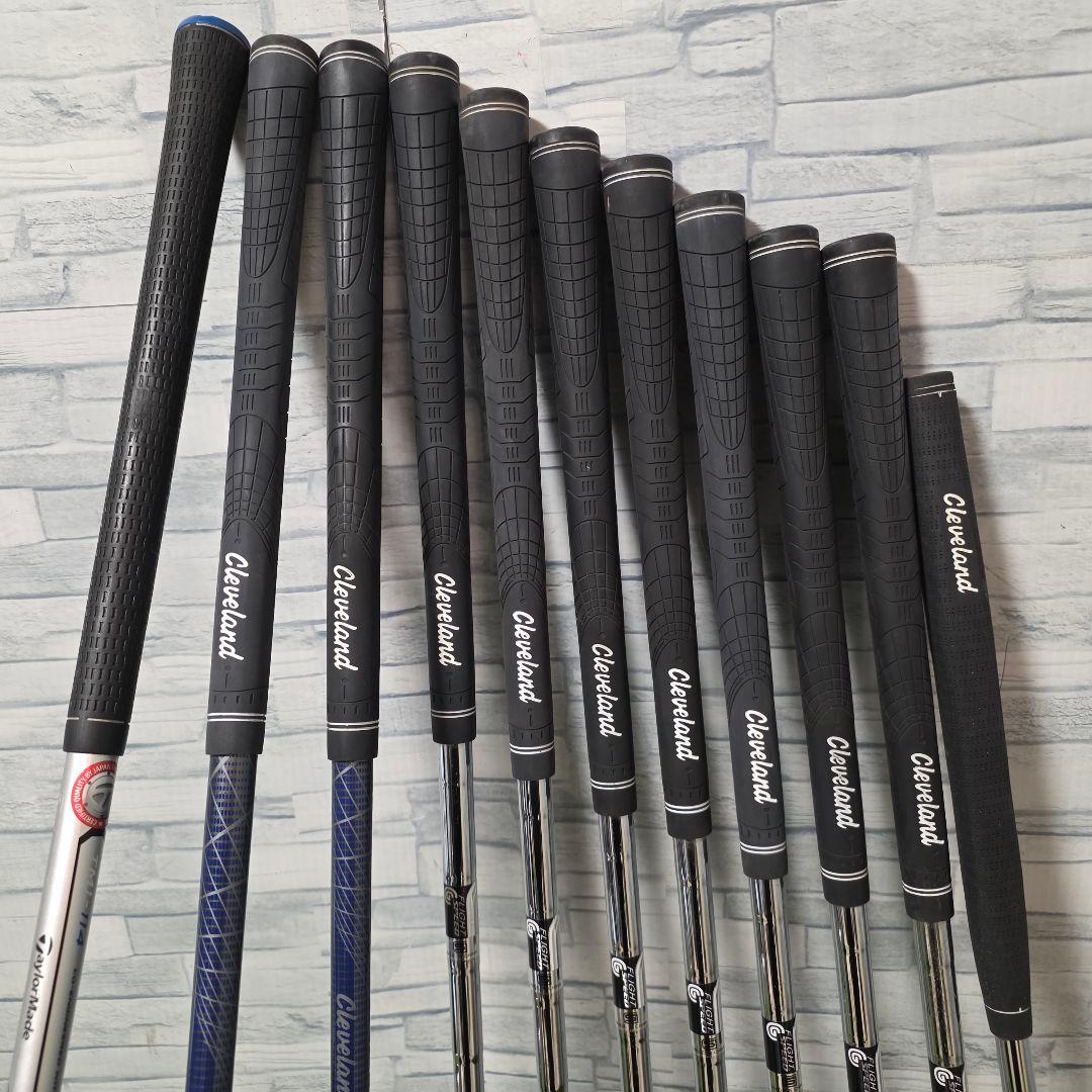ゴルフクラブメンズセット クリーブランド テーラーメイド SLDR フル