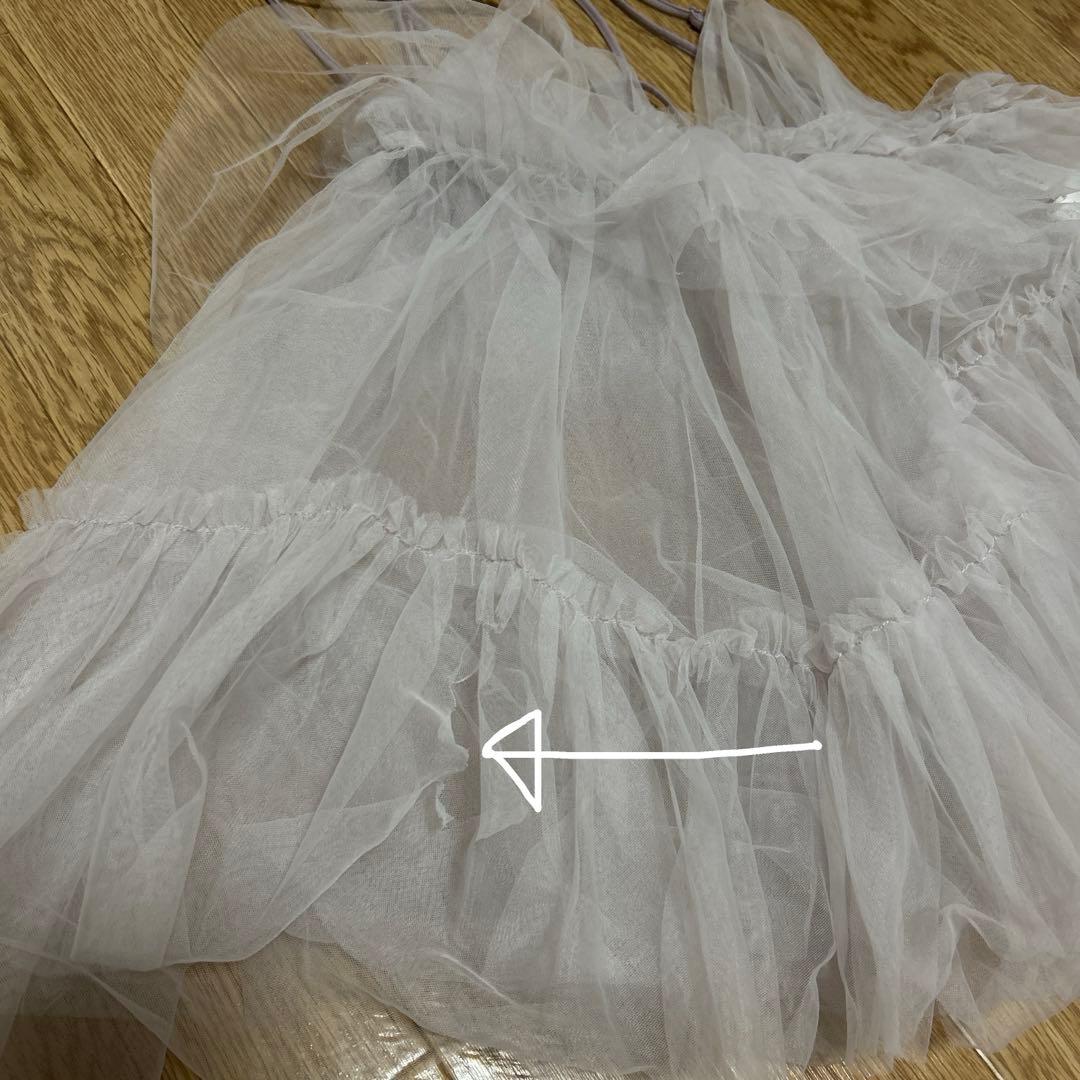 snidel タンクトップ付きチュールキャミソール - メルカリ