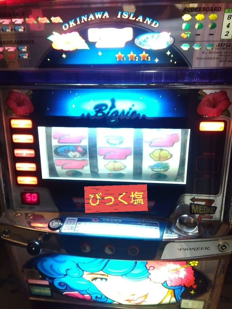 パチスロ実機 ビッグシオ 楽天市場】《家庭用パチスロ》ビッグシオ30 2002年 ☆パイオニア