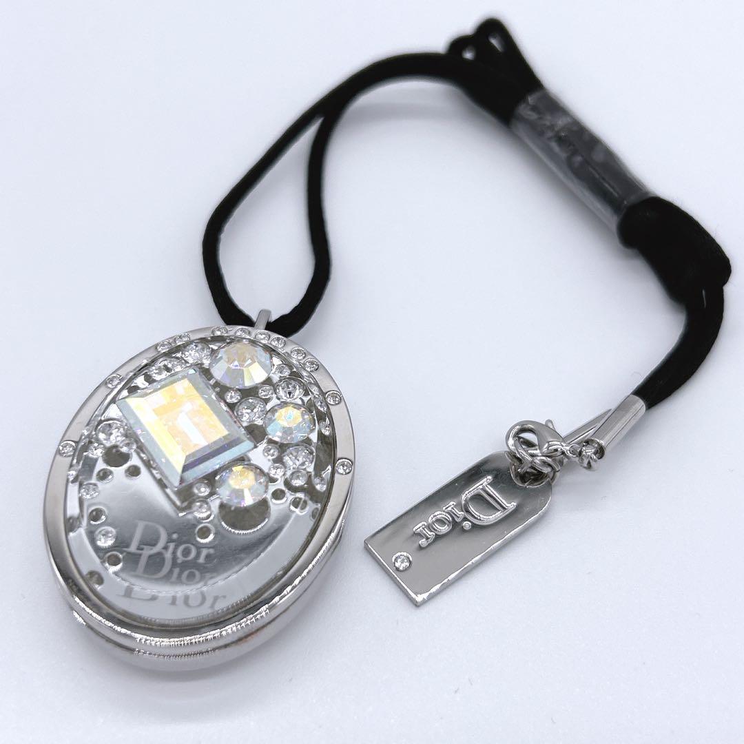 Dior×スワロフスキー ペンダントリップグロスネックレス クリスタル