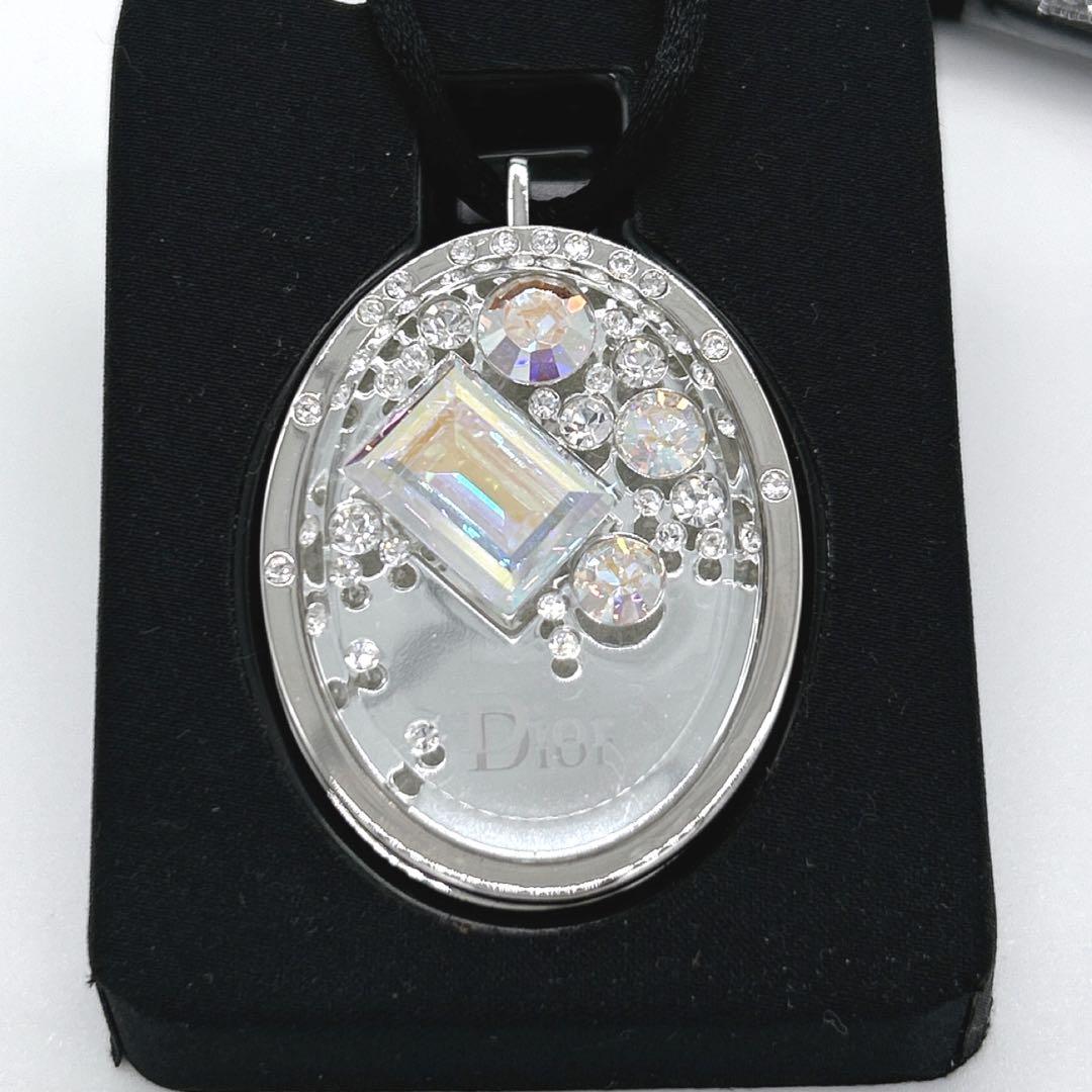Dior×スワロフスキー ペンダントリップグロスネックレス クリスタル