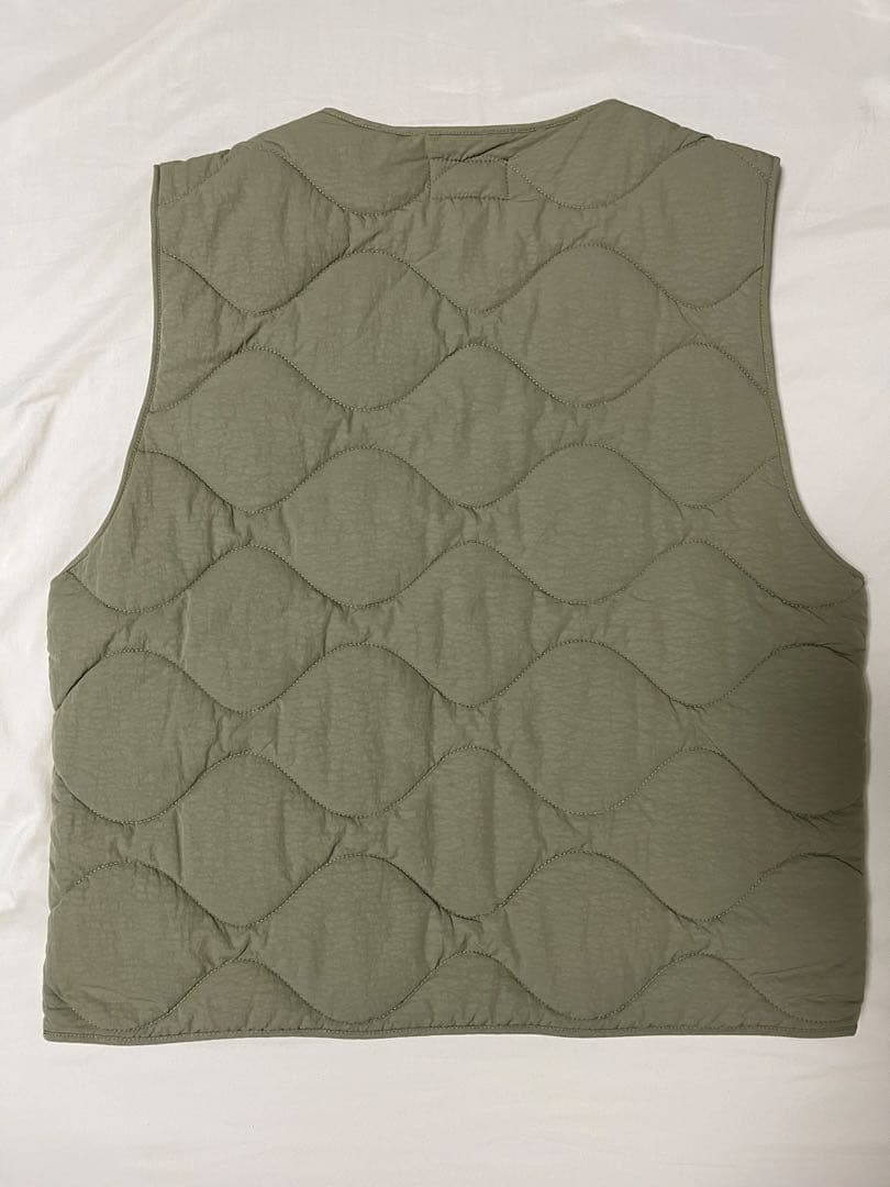 Stussy オリーブ キルティングベスト