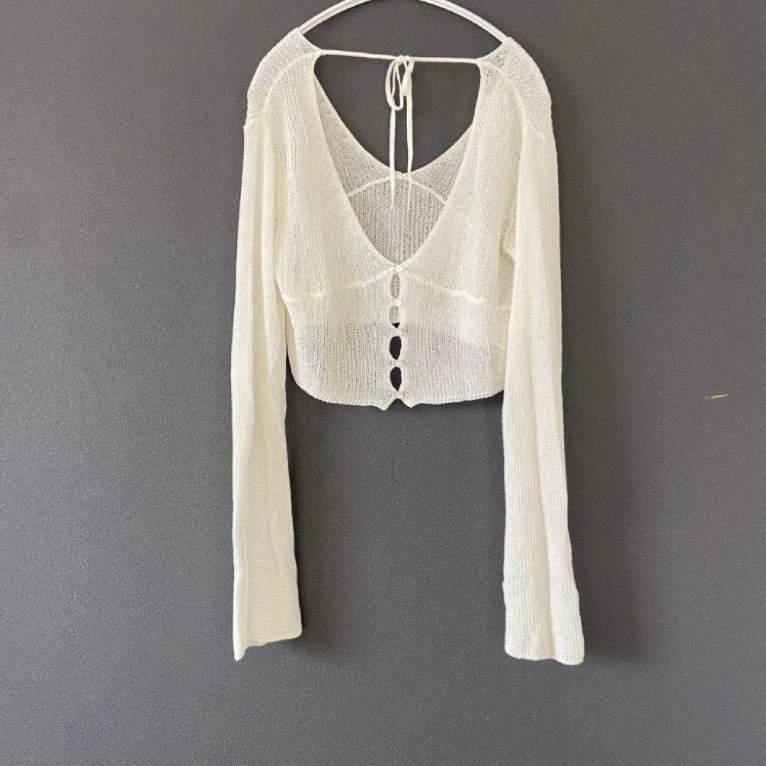 美品☆Ameri☆LAYERED KNIT CARDIGAN TOP☆完売☆ - メルカリ