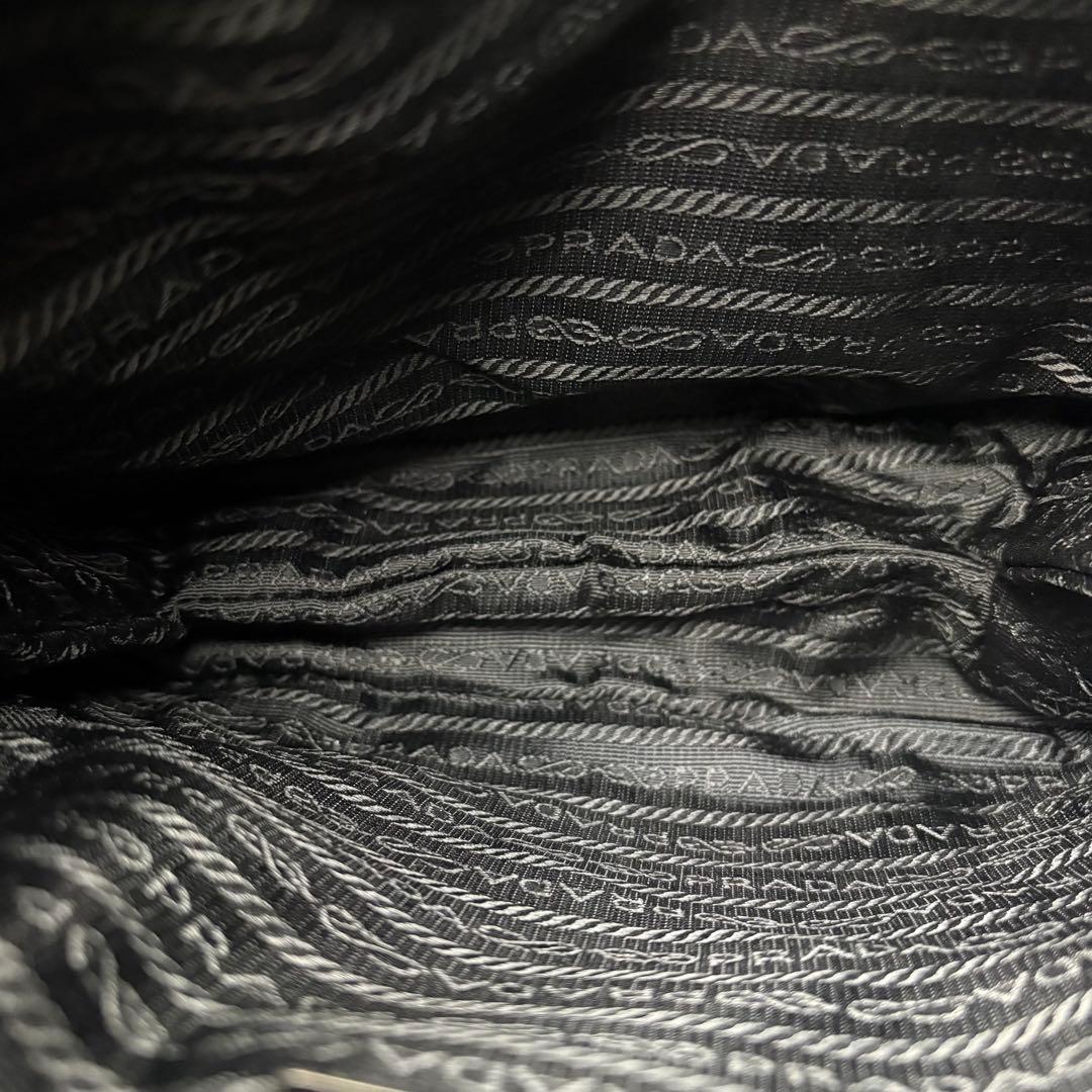 071 美品 PRADA ショルダーバッグ 斜めがけ 黒 ux4 - メルカリ