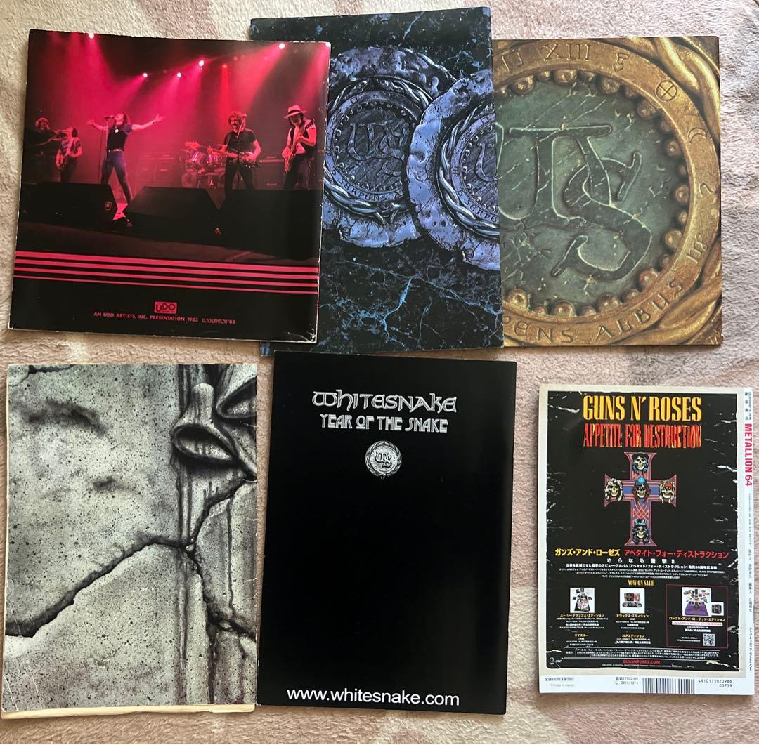 WHITESNAKE ホワイトスネイク パンフレット METALLION 計6冊 - メルカリ