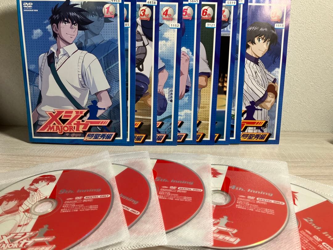 メジャー MAJOR 1期~6期 レンタルDVD アニメ 全巻セット - メルカリ