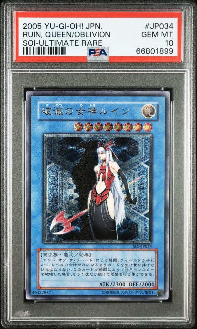 PSA10】 破滅の女神ルイン レリーフ リホルダー済 鑑定枚数114枚