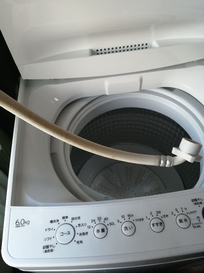 新品に近い コジマオリジナル 洗濯機 6kg 2025年製