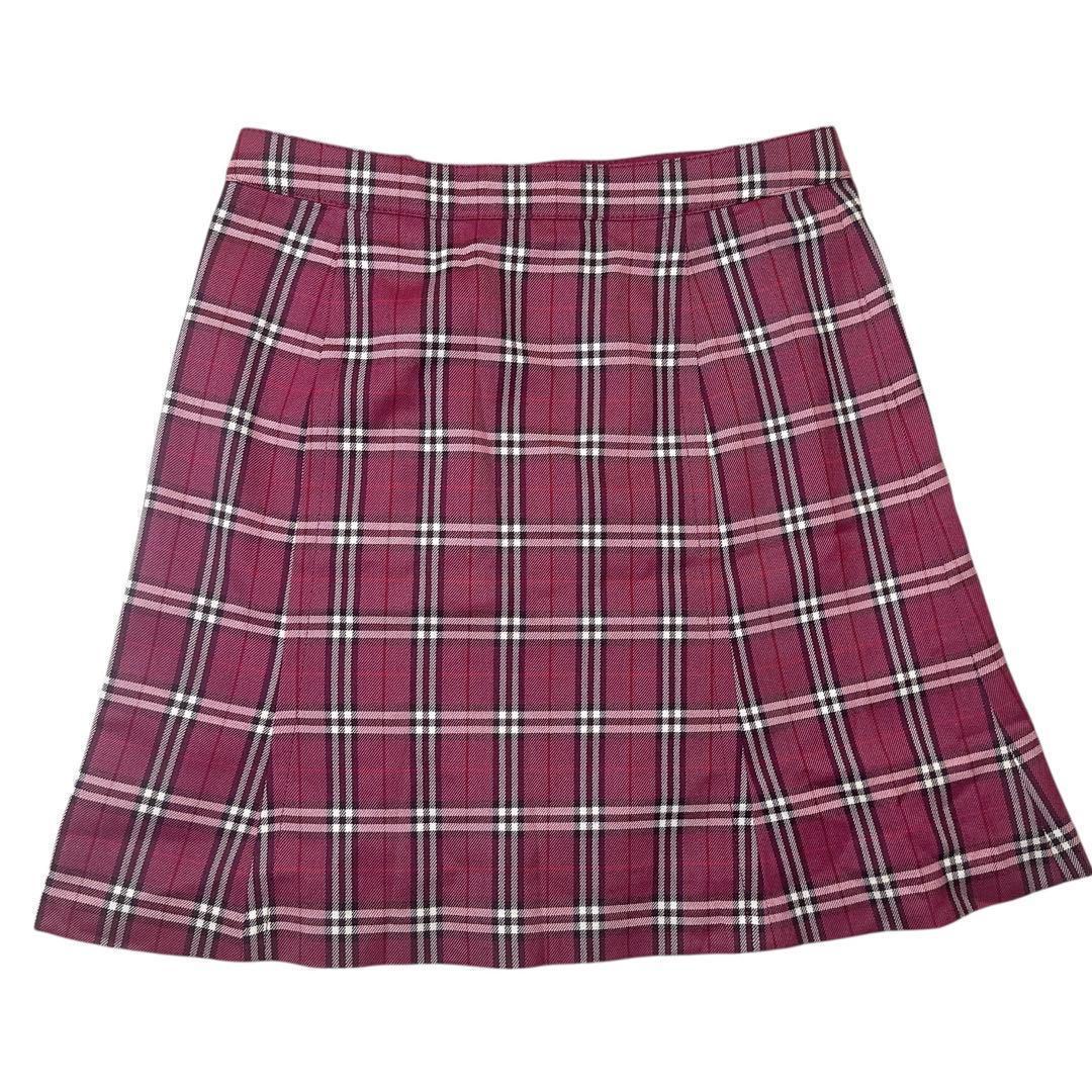 美品✨バーバリー ブルーレーベル メガチェック プリーツスカート 38 M