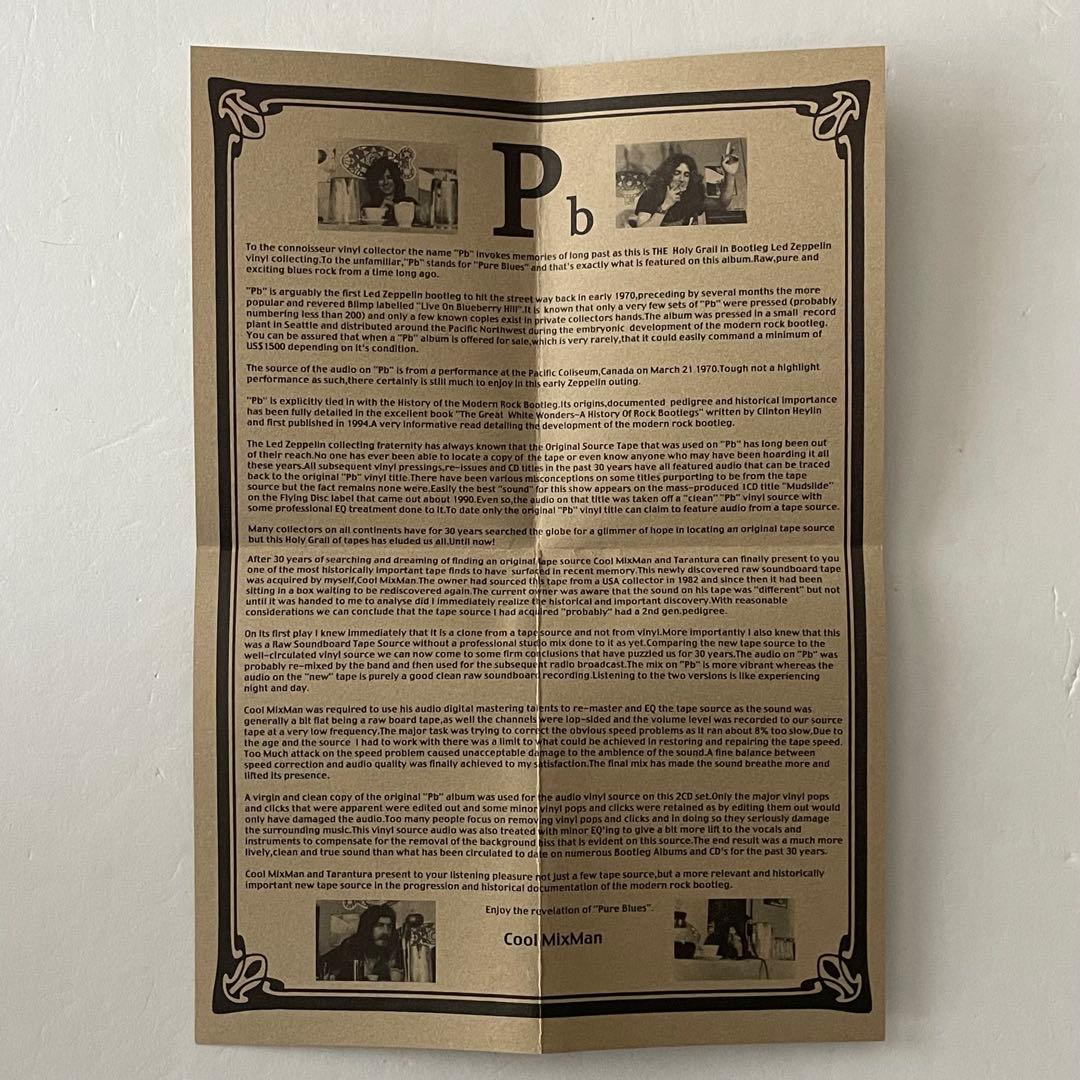 と*け様 廃盤 入手困難 新タランチュラ Led Zeppelin \"Pb\" 2