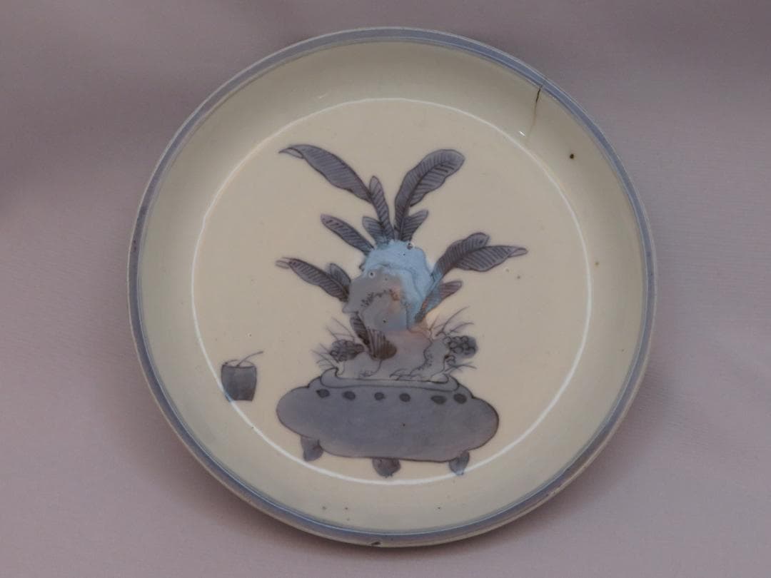 3228 古美術＜値下げ交渉大歓迎＞藍柿 皿 - メルカリ