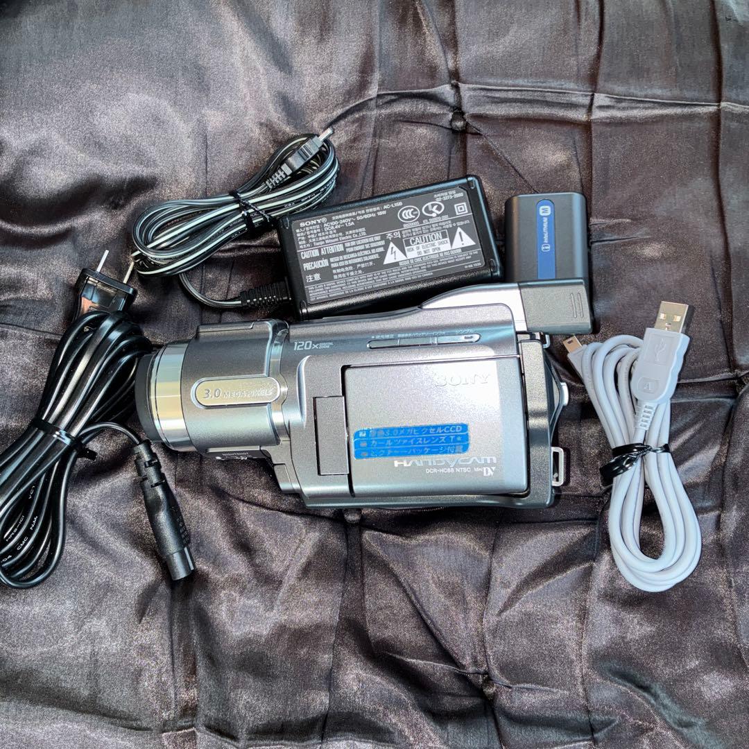 再生・録画可動品　MINI DVSonyビデオカメラ　DCR-HC88 Amazon.co.jp: SONY DCR-HC88 2.5型液晶モニター搭載デジタルビデオ